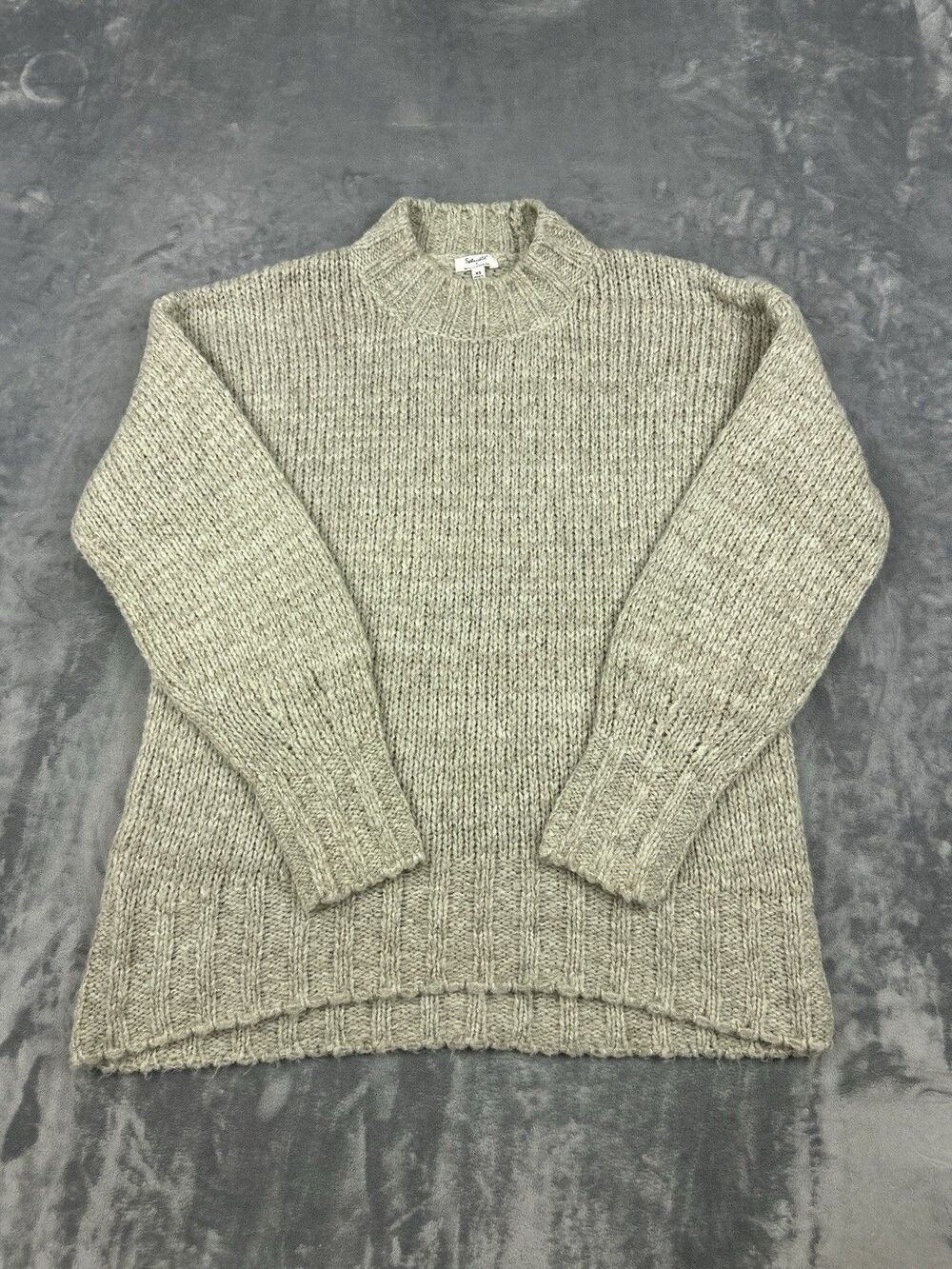 Splendid x Cella Jane Blog Tunic Sweater Womens Size XS Chunky Knit Wool Blend